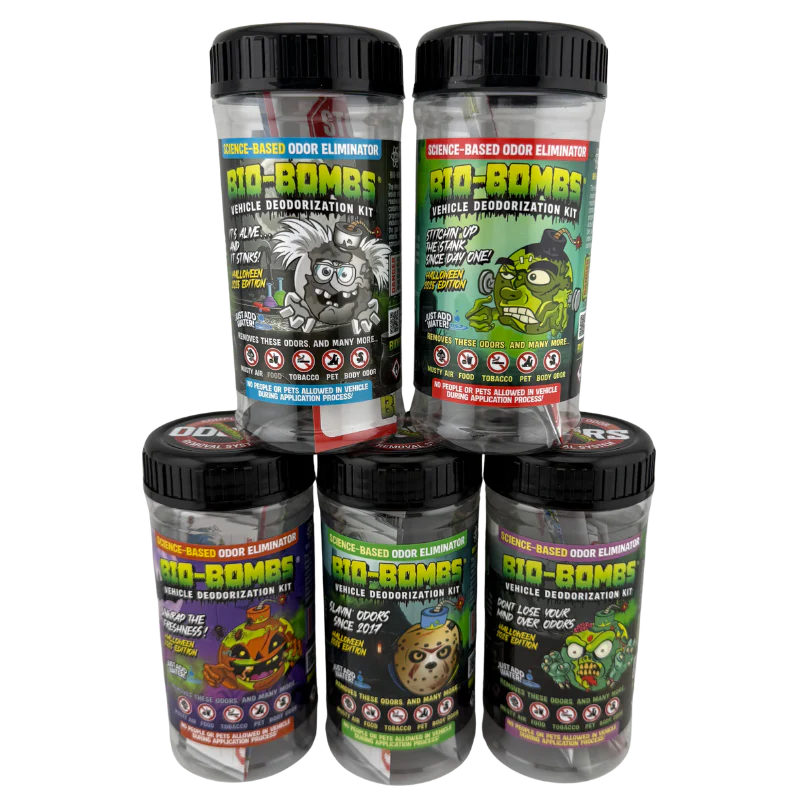 Bio-Bombs Vehicle Deodorization Kit - 2025 Halloween Edition